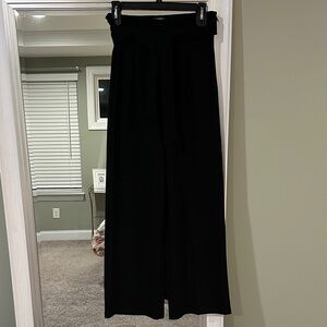 Elegant Black Wide-Leg Pants by Leith - Small
